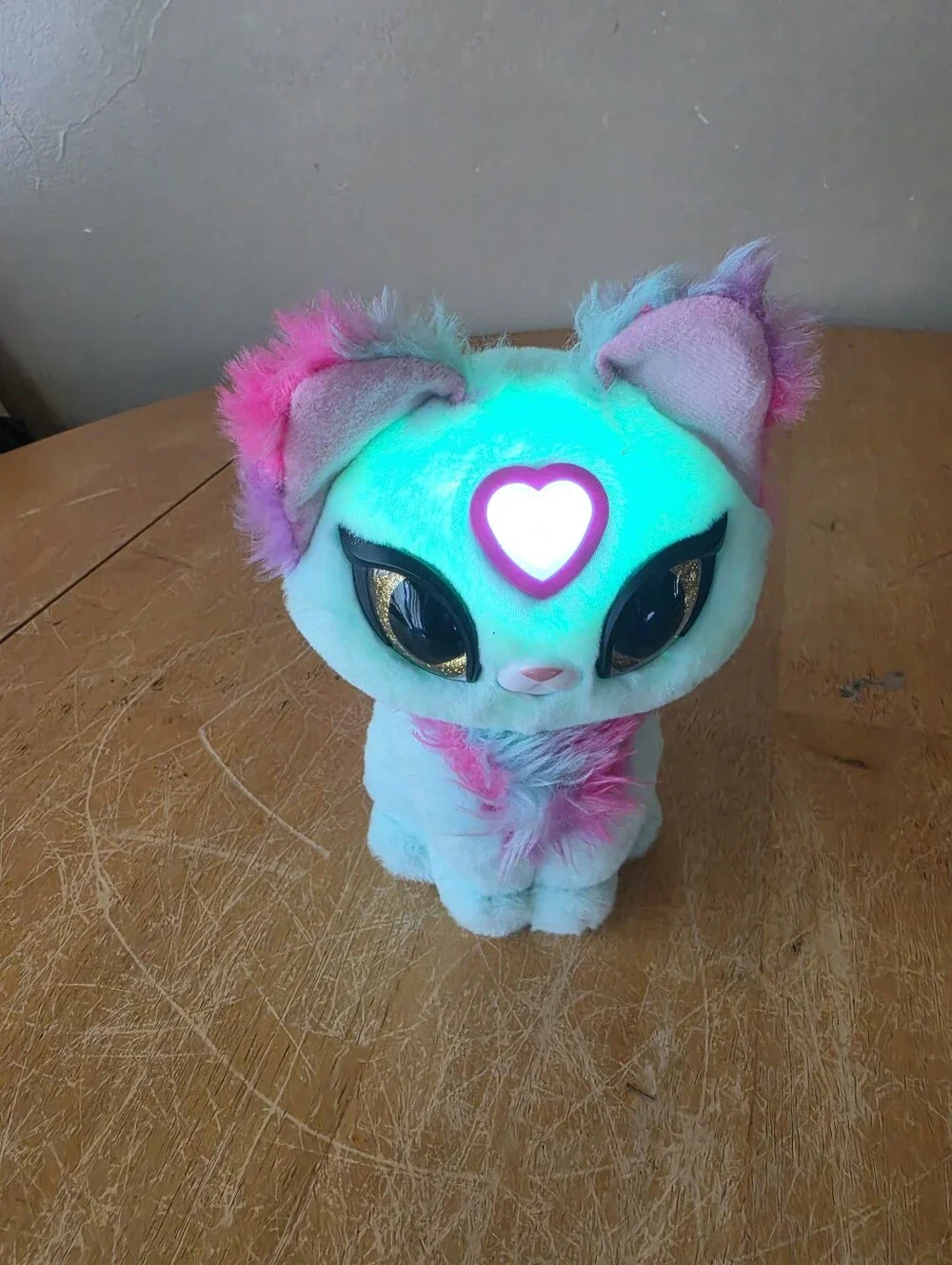My Fuzzy Friends Magic Whispers Sky Plush Cat